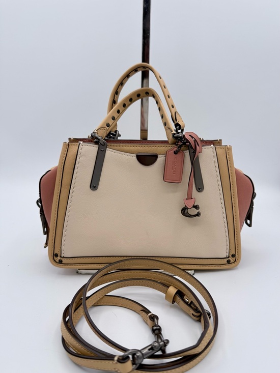 Coach Handbags - Coach Dreamer 21 Colorblock Leather Satchel Rivets 73766